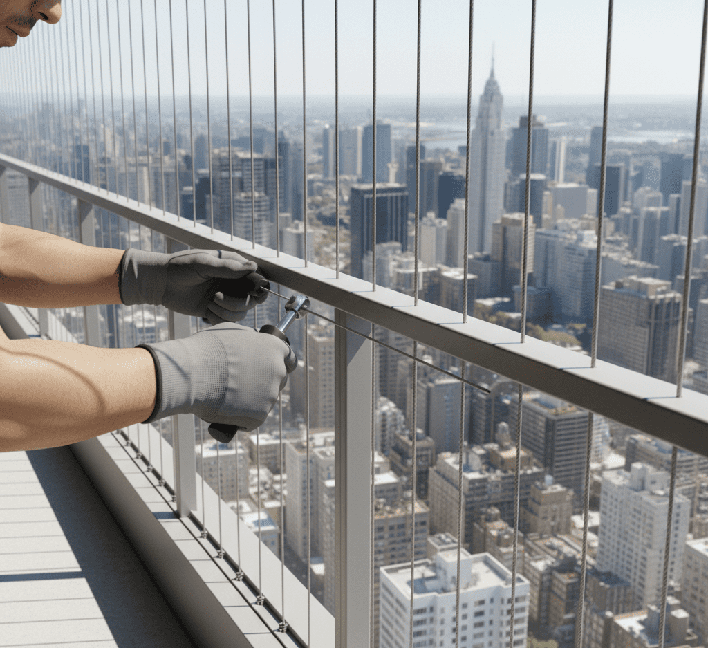 Invisible Grills for Balcony